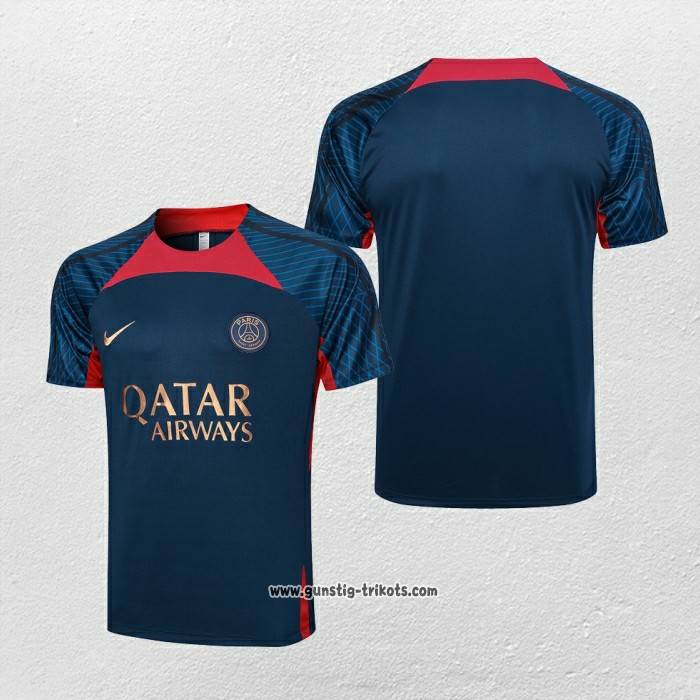 Traingsshirt Paris Saint-Germain 2023-2024 Blau